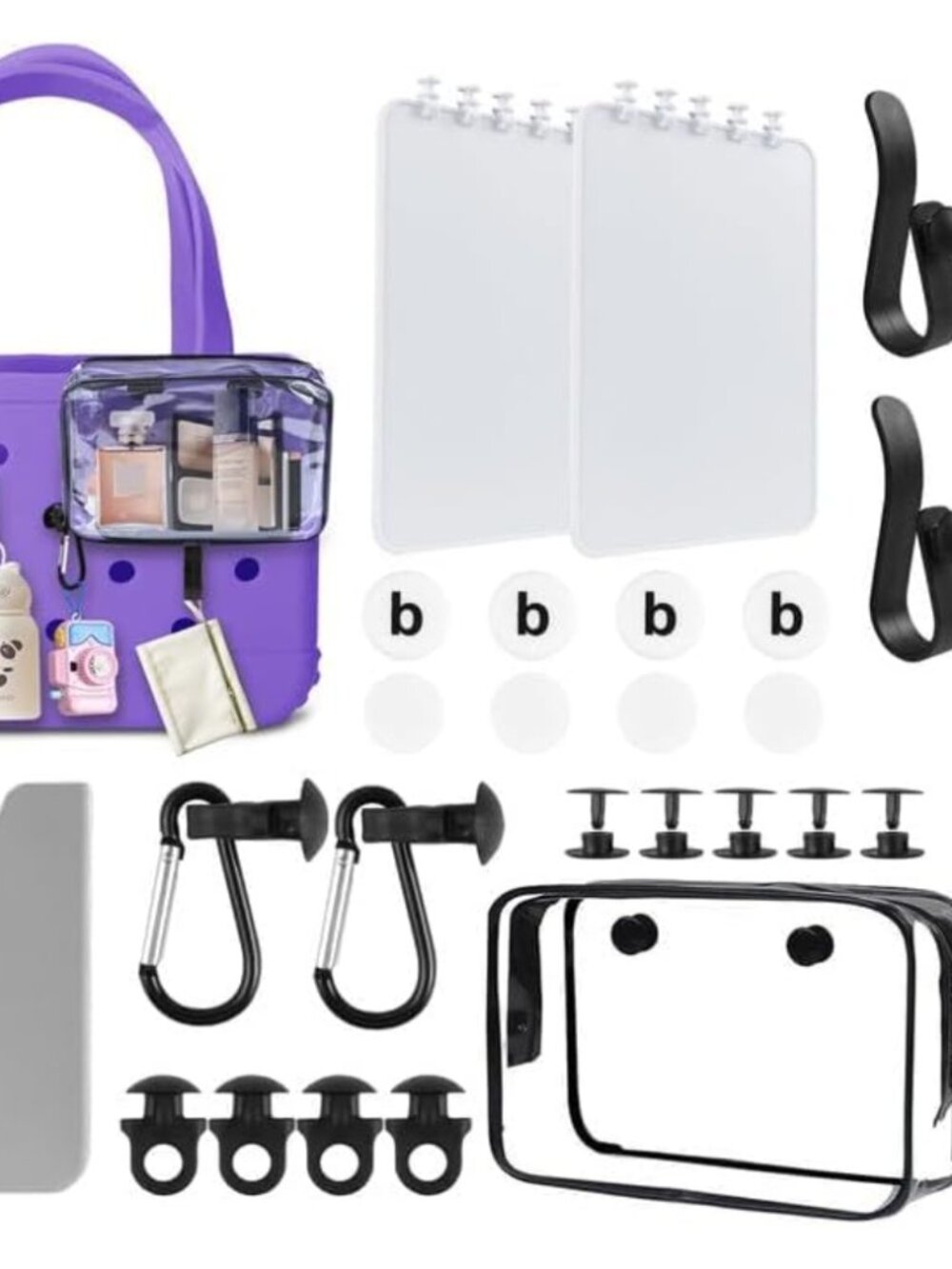 Beach Bag Accessories for XL Large Bog Bag 16Pcs